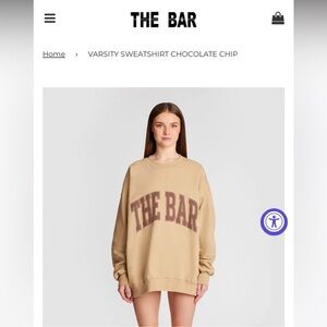 THE BAR oversized M sweatshirt